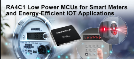 New Renesas Ultra-Low Power MCU with Advanced Security and Targeted Peripheral Set Ideal for Metering and Other Applications